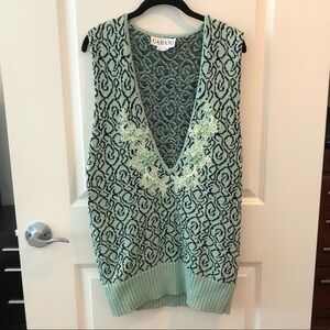 Vintage Gabani Beaded Sweater Vest